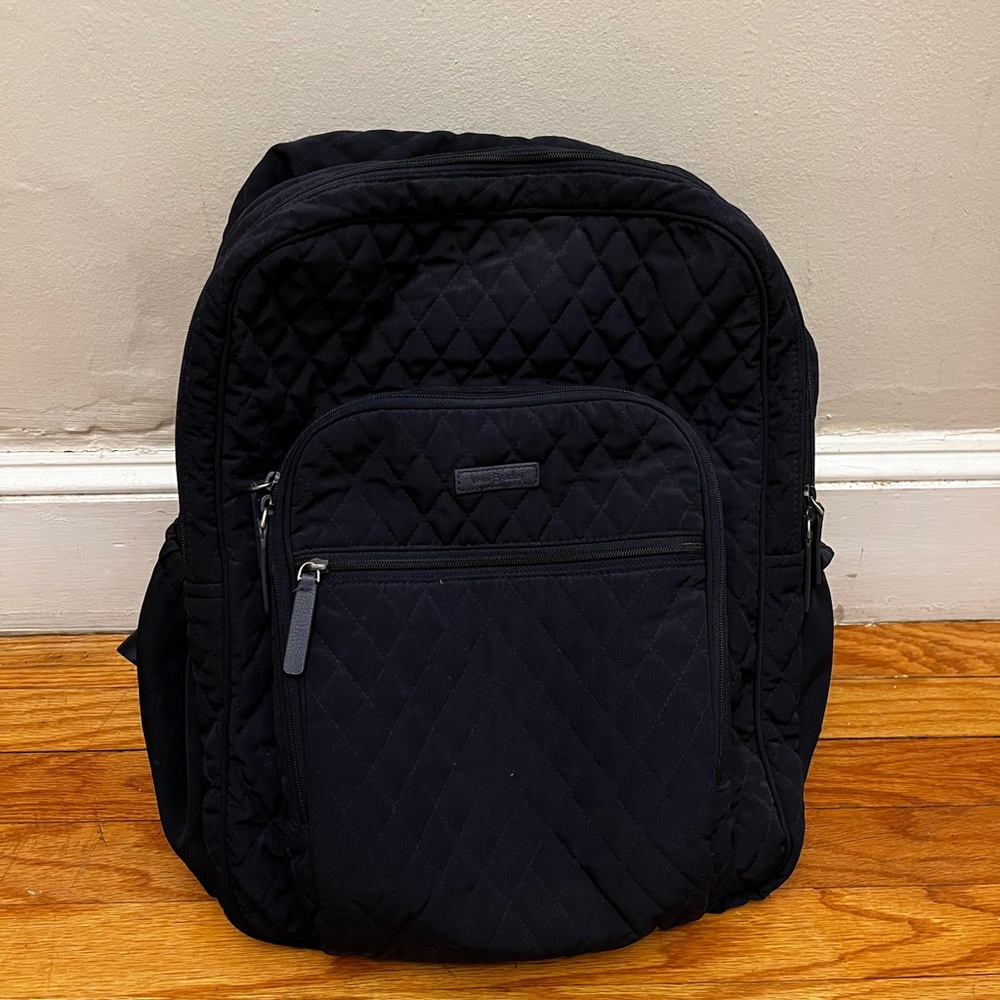 Large navy Vera Bradley backpack